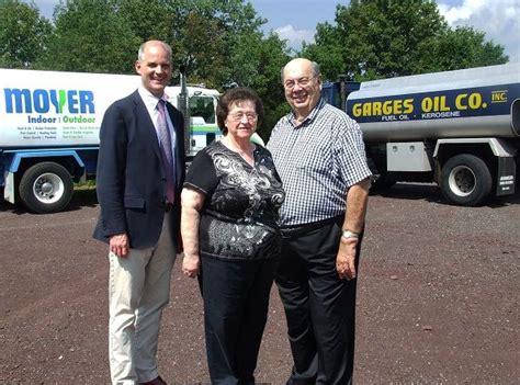 David Moyer, president of Moyer Indoor Outdoor, left, Betty Wismer ...