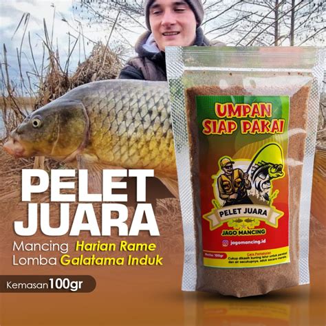 Jual Umpan Kawalu Terbaik Umpan Pelet Juara Ikan Mas Amis Wangi