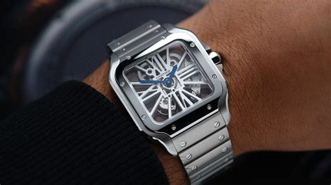 Cartier Santos De Cartier Skeleton - Ticking Way