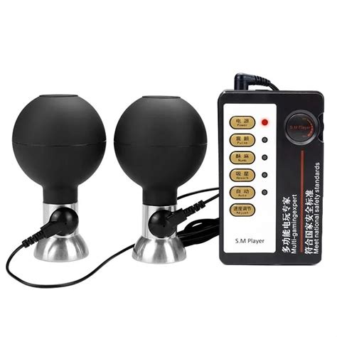 Sex Toys Tools Electric Shocker Nipple Sucker Clamps Electro Stimulator Nipples Pussy Breast