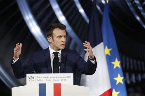 Emmanuel Macron A Présenté à Belfort Son Plan Pour Lavenir énergétique