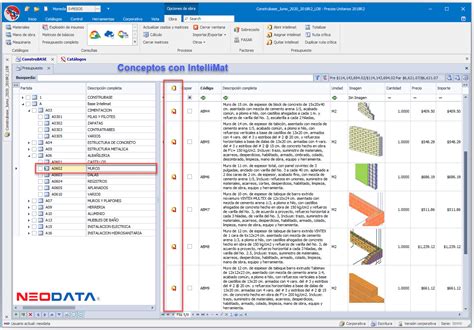 Precios Unitarios Neodata Durango