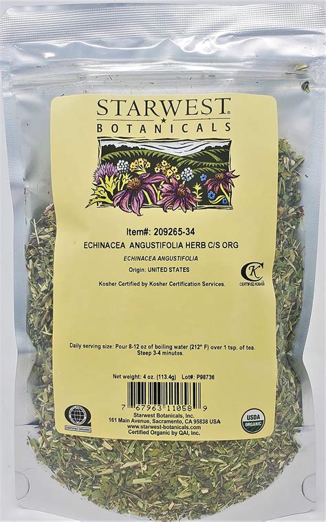 Amazon Starwest Botanicals Organic Oregano Leaf Cut 1 Pound Bag