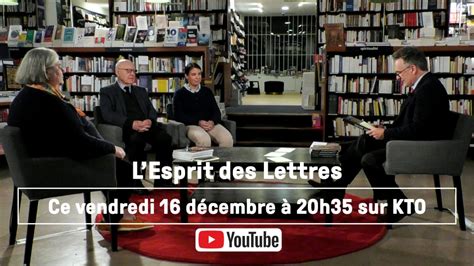 LEsprit des Lettres pour Noël 2022 KTOTV