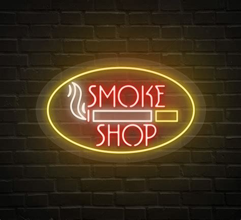 Smoke Shop Led Sign | Custom Smoke Shop Led Sign - Bannerbuzz.co.uk