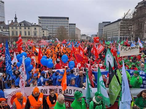 Pourquoi plusieurs milliers dEuropéens ont ils manifesté aujourdhui à