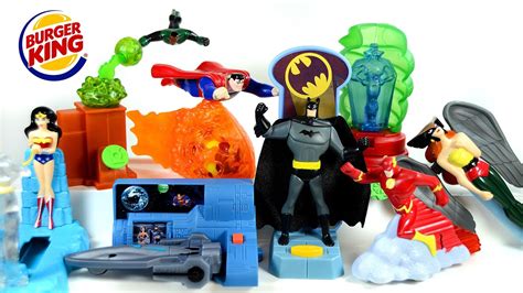 Justice League Burger King 2003 Toys Complete Set Superman Batman