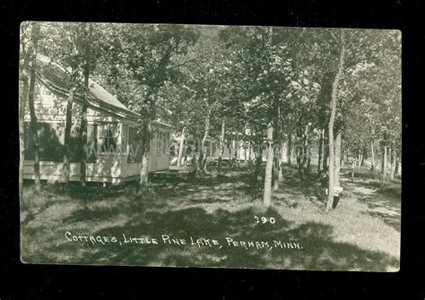 Perham, MN, Cottages, Little Pine Lake, ca 1930-1940 | Ren Holland's ...