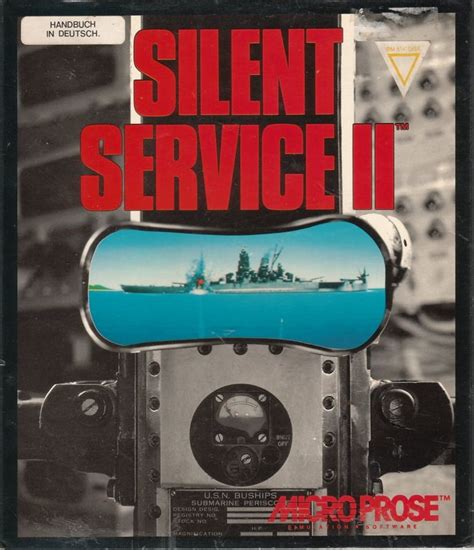 Silent Service Ii 1990 Box Cover Art Mobygames