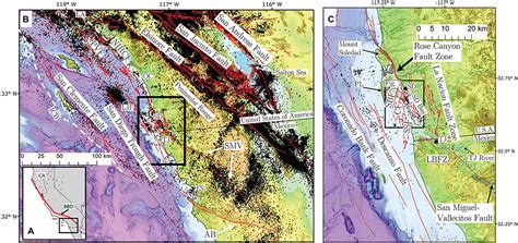 North American Earthquake Fault Lines Map