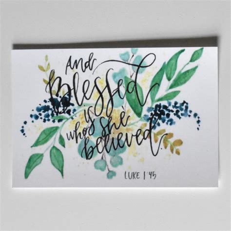 Bible Verse Print Watercolor Print Scripture Art Etsy