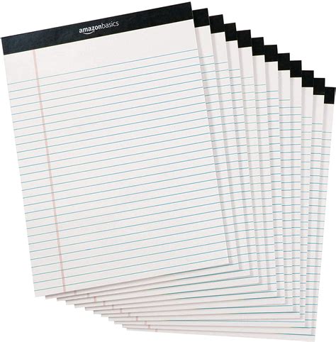 Legal Wide Ruled By Legal Pad White Sheet Paper Pads