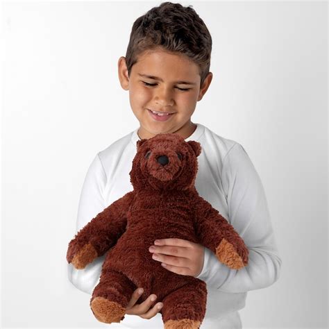 DJUNGELSKOG soft toy, brown bear, 28 cm - IKEA