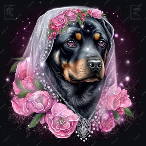 Premium AI Image | Beautiful Rottie