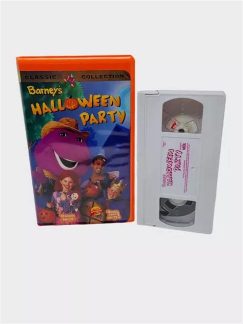 BARNEY GOLD CLASSIC Collection Barneys Halloween Party VHS 1998 Sing ...