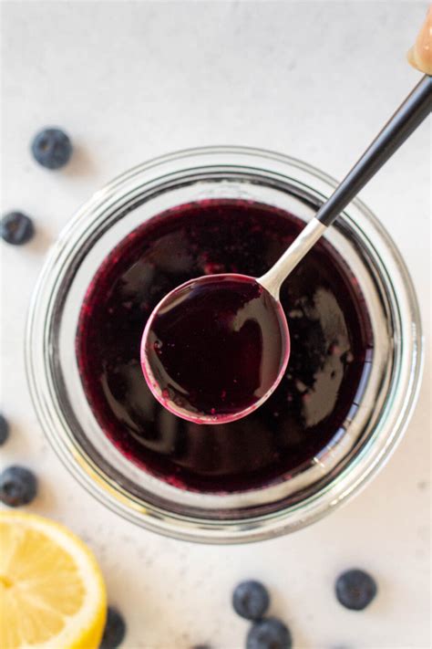 Blueberry Simple Syrup Carmy Easy Healthy Ish Recipes