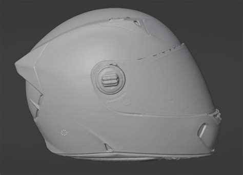 Full Face Motorcycle Helmet 3d Scan by RandyMay | Download free STL ...