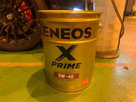 エンジンオイル Eneos X Prime 5w 40 Apisn Aceac3 4l缶 ガソリン ディーゼル兼用 欧州車等 5w 40