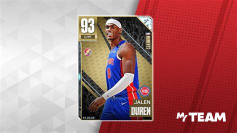 NBA 2K MyTEAM On Twitter Jalen Duren On The Rise Earn Jalen Durens