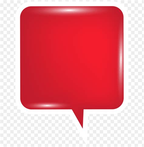 Bubble Speech Red Clipart Png Photo 53986 TOPpng