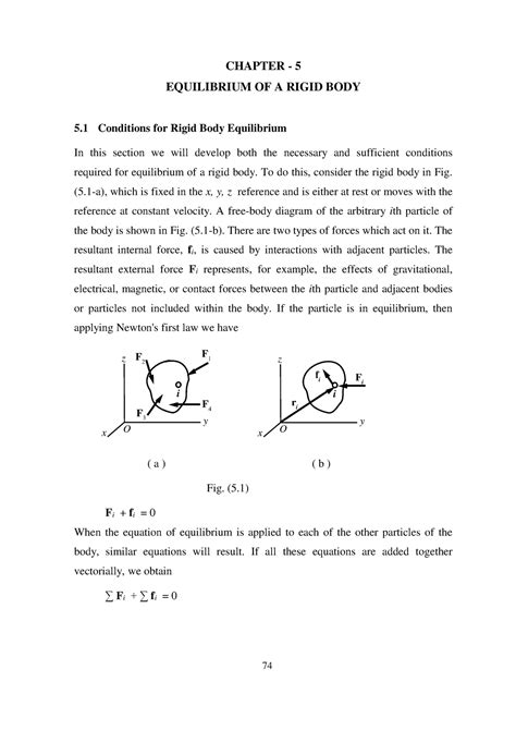 Equilibrium Of A Rigid Body Chapter 5 Equilibrium Of A Rigid Body 5