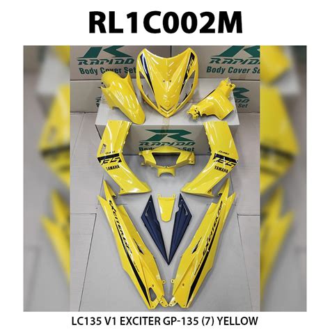 Rapido Yamaha LC135 V1 EXCITER GP 7 Motorcycle Cover Set Sticker