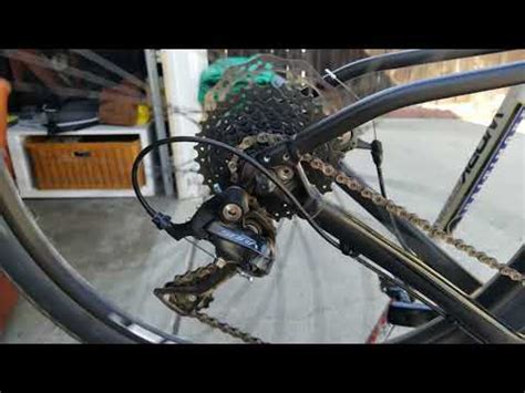 Shimano SORA Rear Derailleur Adjustment YouTube