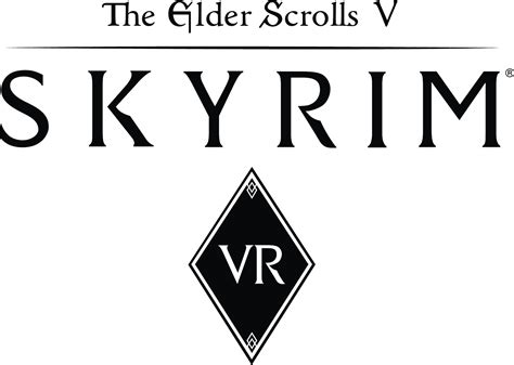 The Elder Scrolls V Skyrim Logo Png Picture Png Mart