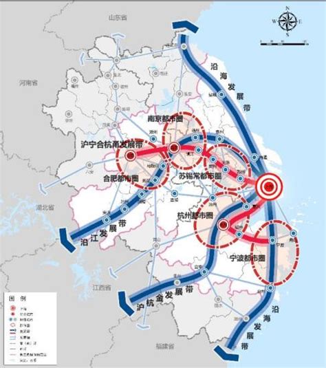 中国提在长江三角洲城市群建“一核五圈四带” 51区未解之谜网