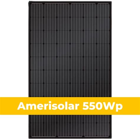 Ameri Solar Panel Fotowoltaiczny Amerisolar 550Wp AS 7M144 HC CZARNY