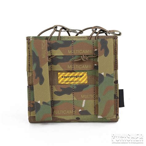 Emerson Pistol Double Open Top Magazine Pouch Multicam Buy With