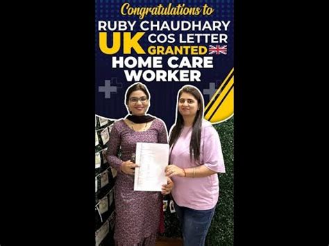 Client Testimonial Ruby Achieved A Successful UK Homecare Sponsorship