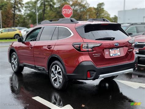 2021 Crimson Red Pearl Subaru Outback 2 5i Limited 140039423 Photo 4