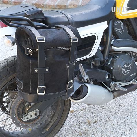 Canvas Side Pannier Scram L L Right Subframe Ducati Scrambler