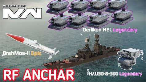 Modern Warships Rf Anchar With X Oerlikon Hel Laser Brahmos Ii H Jj