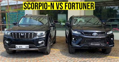 Mahindra Scorpio N Compared To Fortuner GR Sport On Video