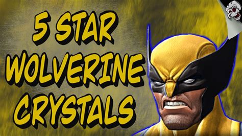 5 Star Wolverine Crystals Marvel Contest Of Champions Youtube