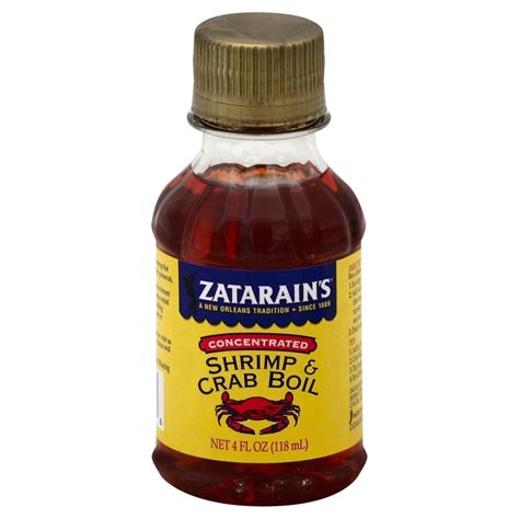 Zatarains Concentrated Shrimp And Crab Boil 4 Fl Oz Pack Of 12