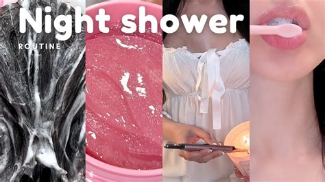 My Chill Night Shower Routine Body And Skincare 🦢🩰🫧🛁 🌙asmr Youtube