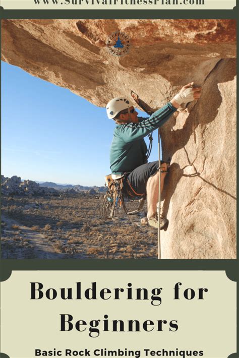 Outdoor Bouldering Techniques for Beginners | Climbing technique, Rock ...