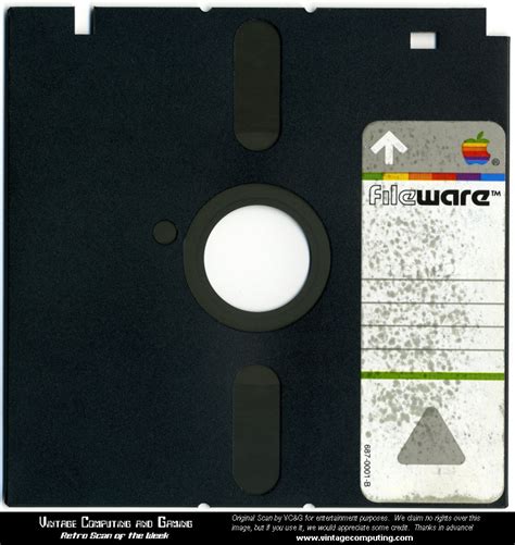 VC G Retro Scan Of The Week Apple Lisa 5 1 4 Twiggy Floppy Diskette