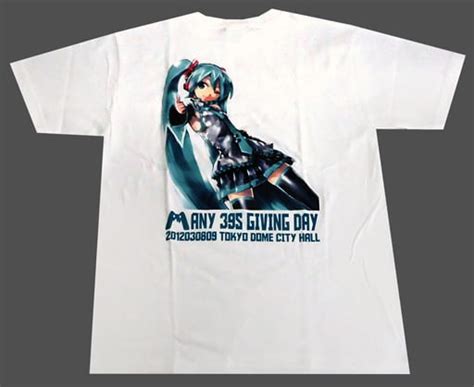 駿河屋 初音ミク Tシャツ ホワイト Lサイズ 「ミクの日大感謝祭」（tシャツ）