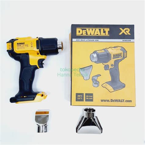 Jual Mesin Heat Gun Hot Gun Cordless V DEWALT DCE UNIT ONLY Kota Depok Hanna Teknik
