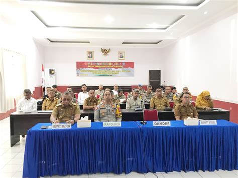 Jelang Operasi Ketupat Anoa 2024 Polres Buton Gelar Rakor Lintas