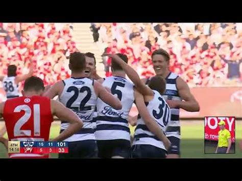 Geelong Vs Sydney 2022 AFL GF 4th QTR Highlights SEN YouTube