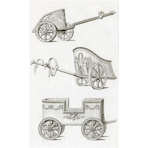 Italy, Three Different Types of Roman Chariot - BRITTON-IMAGES