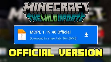 Minecraft Pe 1 19 40 Official Version Minecraft Pocket Edition Java