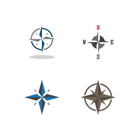 Compass Logo Template vector icon 7865887 Vector Art at Vecteezy