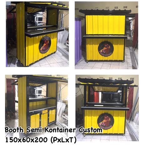 Jual Booth Semi Kontainer Custom Gerobak Murah Gerobak Kekinian Stand