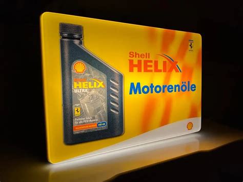 DT: Authentic 1990s Shell Helix & Ferrari Promotional Sign | PCARMARKET